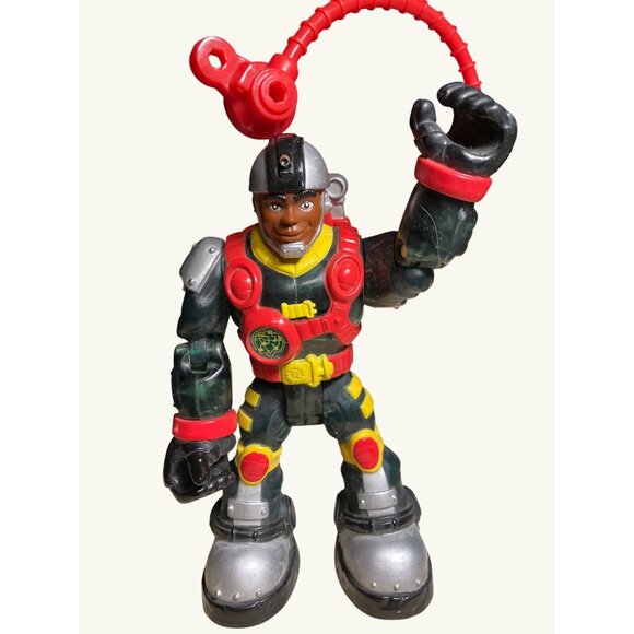 Mattel Rescue Heroes Rocky Canyon Mountain Hero 2001 Action Figure - Picture 1 of 11